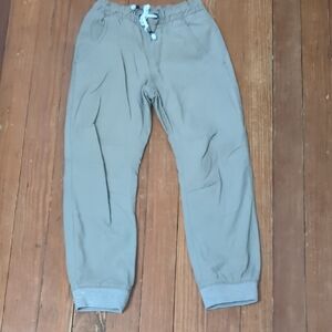 Cat & Jack Khaki Lined Jogger Pants